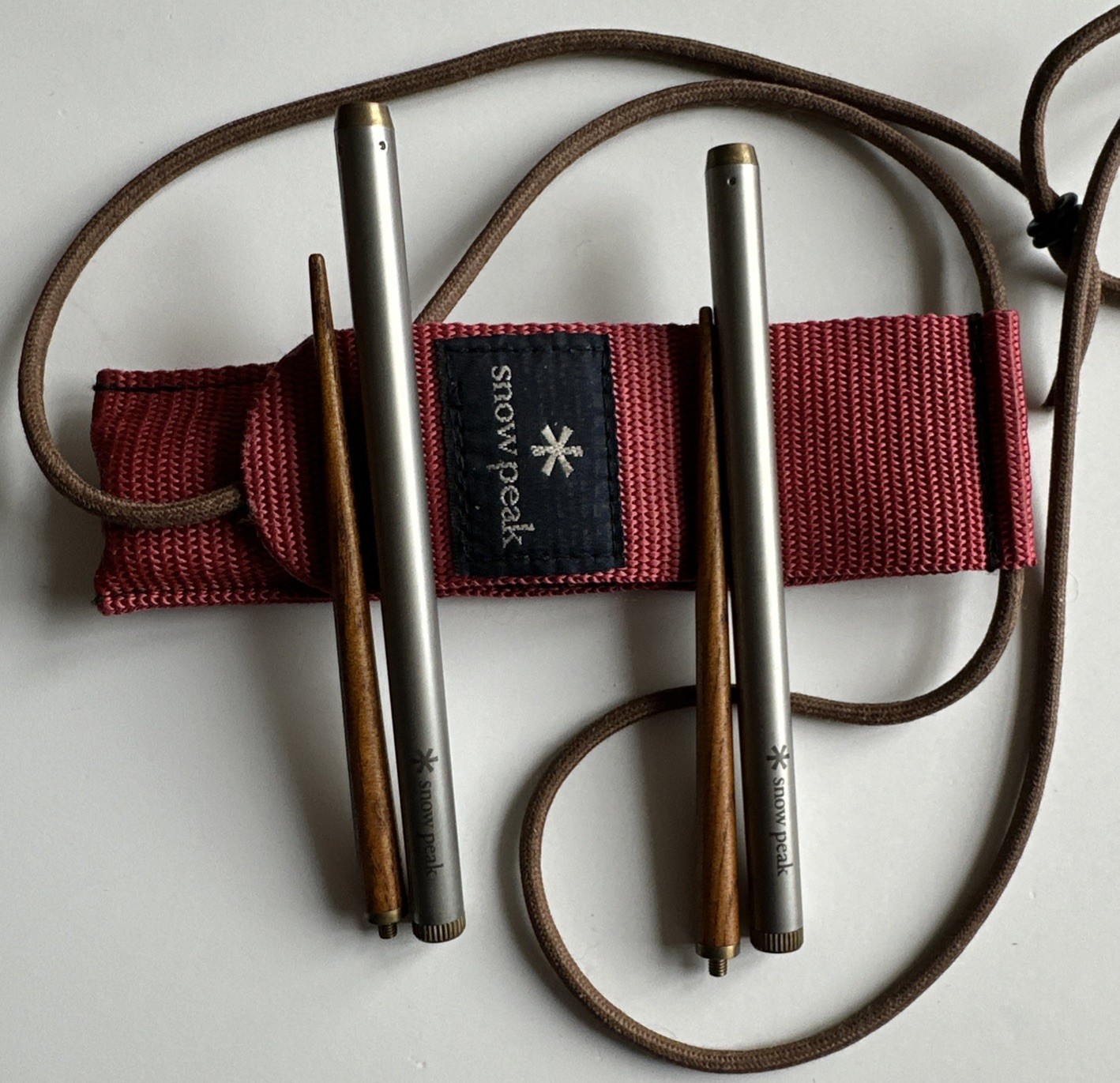 Snow Peak Wabuki Chopsticks - Collapsible Stainless Steel Chopsticks