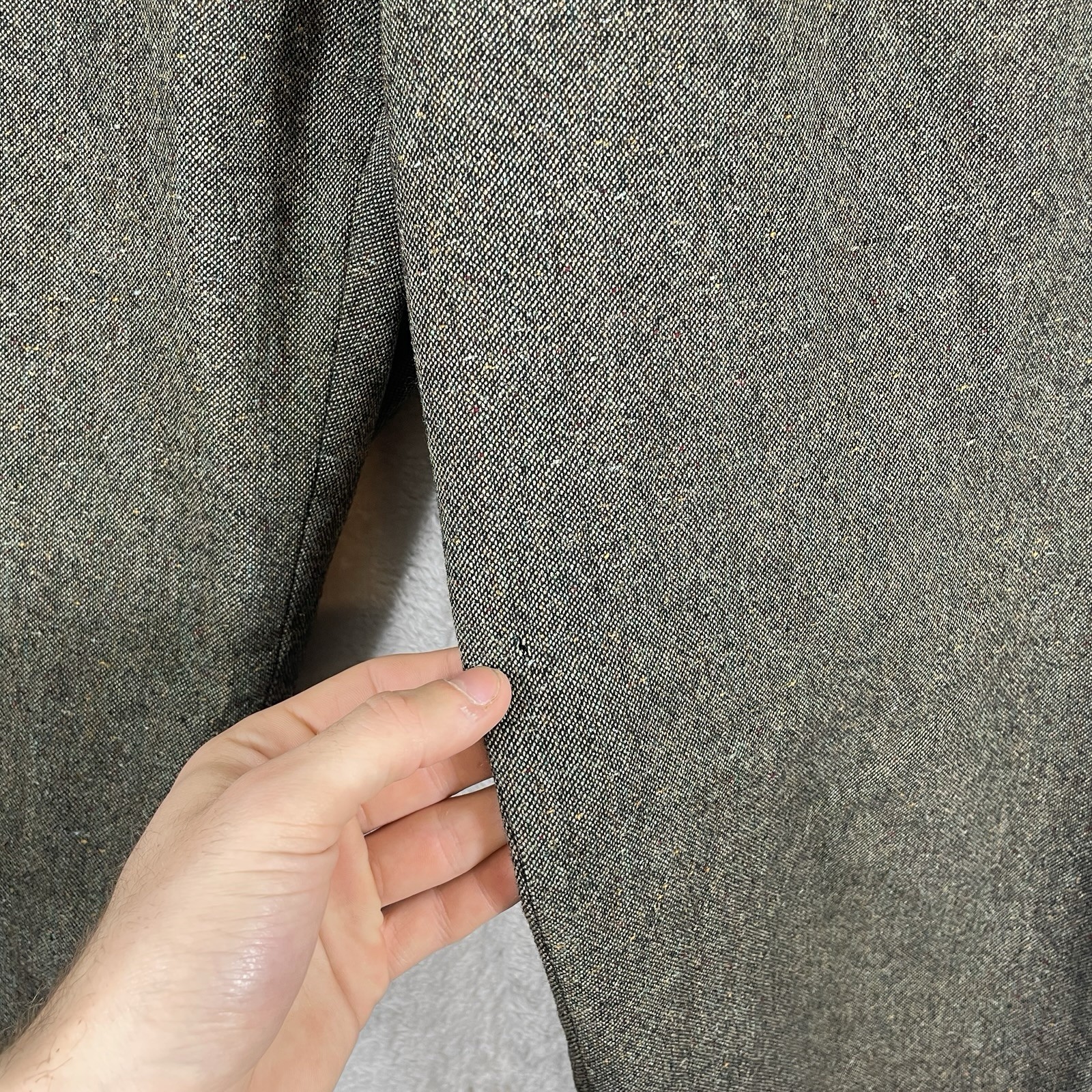 Vtg 50s Drop Loop Wool Slacks Men’s 32x32 Pendleton Rockabilly Pants Pleated 40s