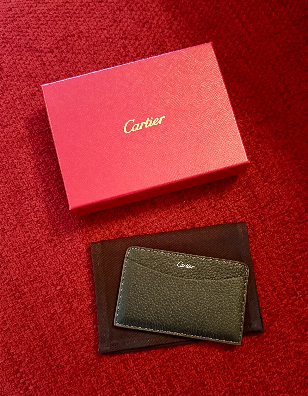 Cartier Cardholder Wallet Black Leather | NEW |Collectible Promotional AD Gift