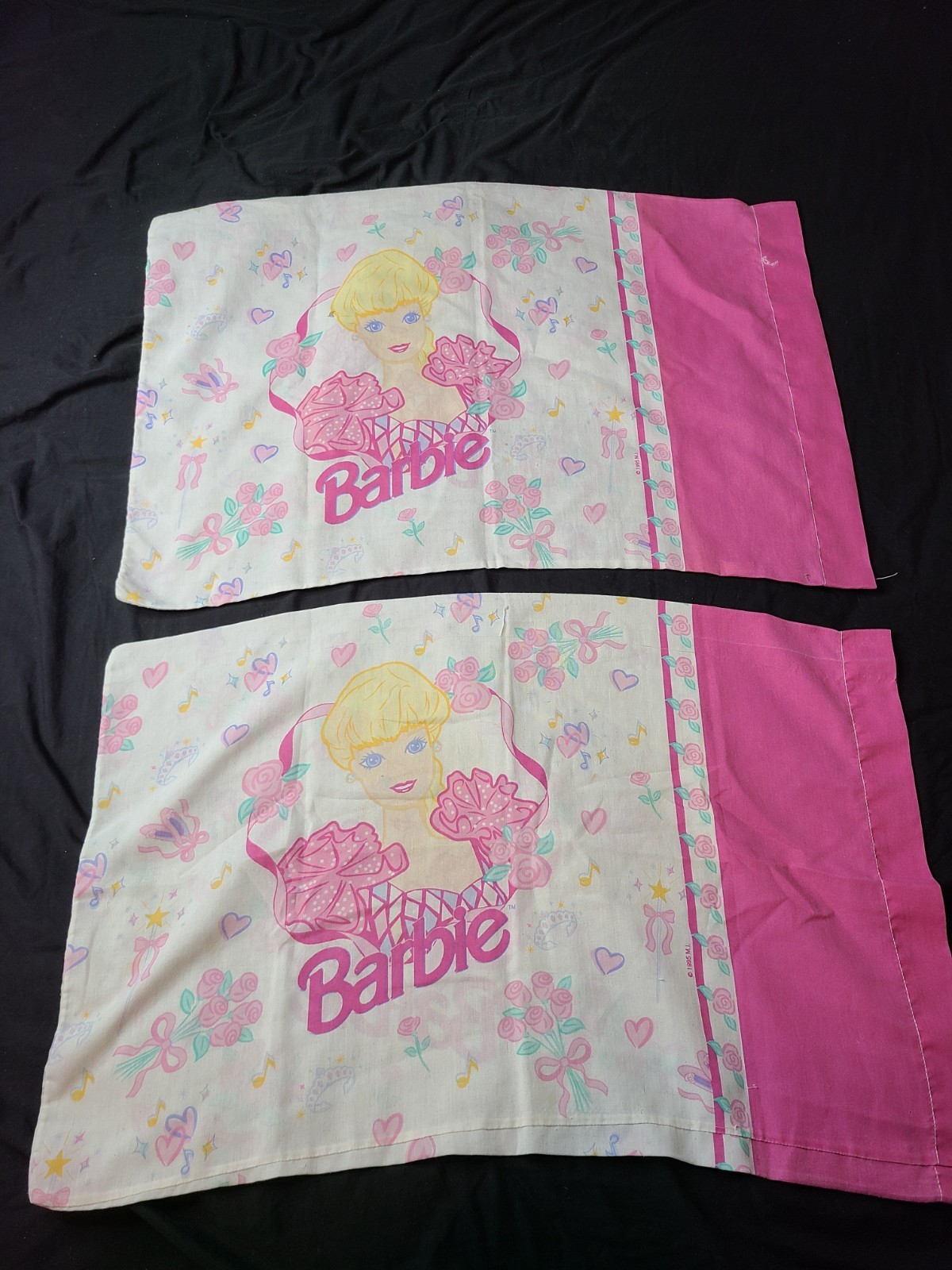 Vintage 4 Piece Barbie Ballerina Twin Bed Sheet Set 1995 Dan River