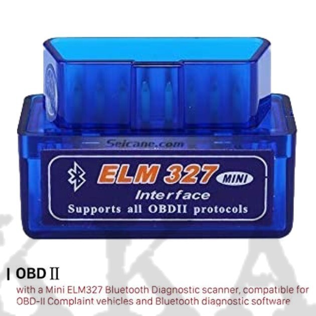 ELM327 V2.1 Bluetooth OBD2 Code Reader For Android Torque Super Diagnostic New