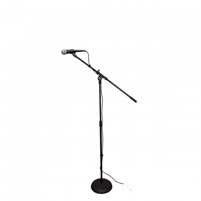 Pro X Round Base Microphone Stand W/Boom