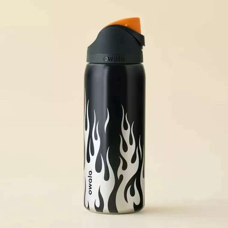 2026 NEW Owala 32oz UO Exclusive Bottle Chrome Inferno Water Bottle《Gift》-Sealed