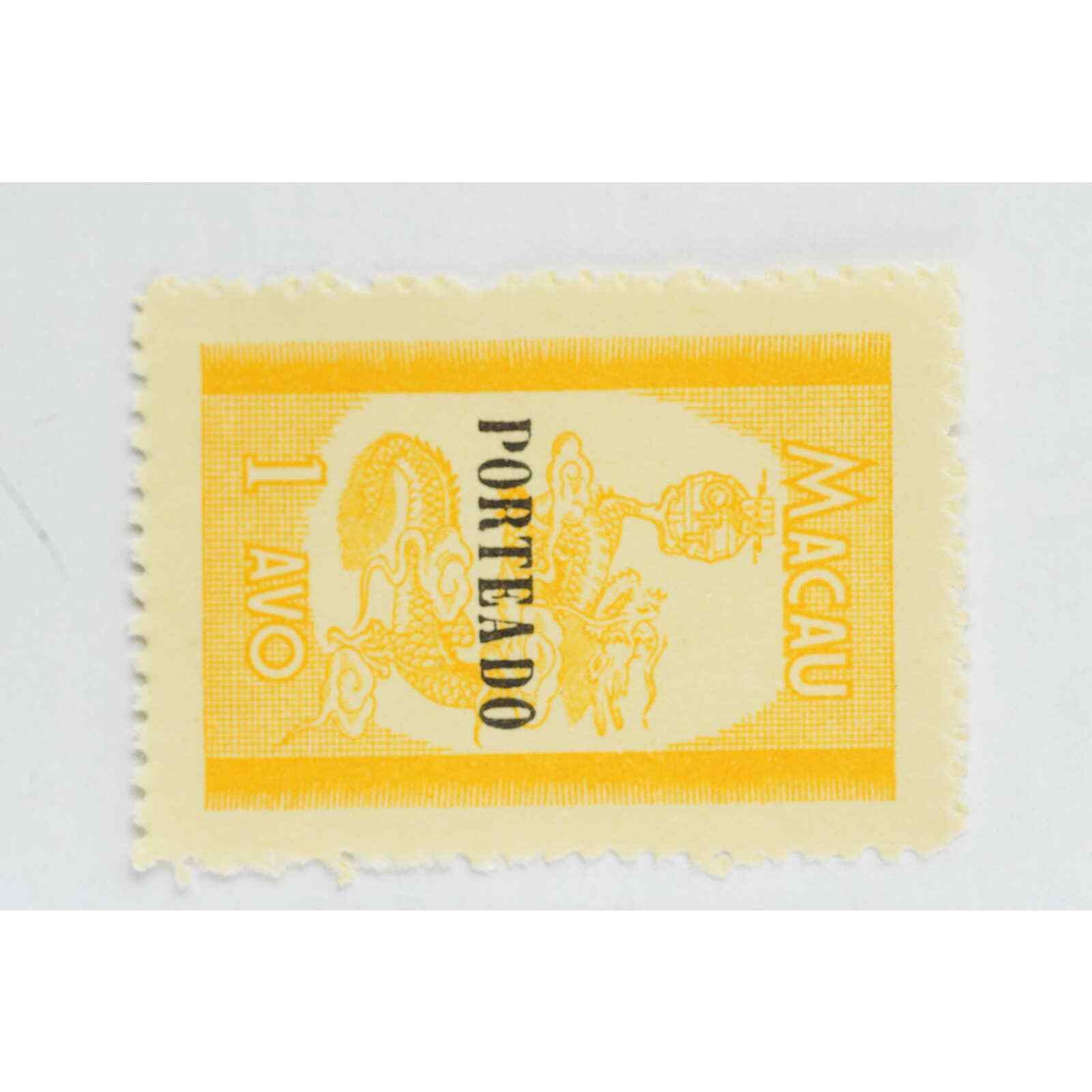 1950 Macao Dragon Stamps, Error Substitute Macao Overprinted Stamps