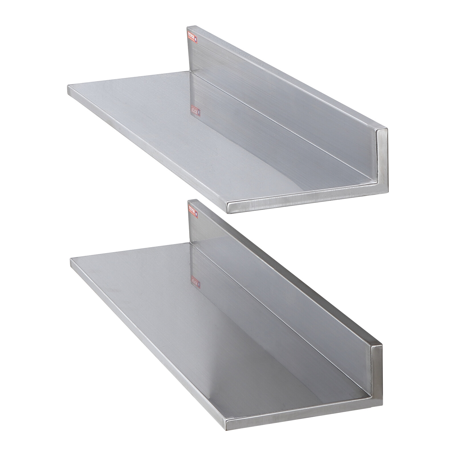 2PCS 30" x 8.6" Stainless Steel Wall Mounted Shelf Kitchen Restaurant Shelving
