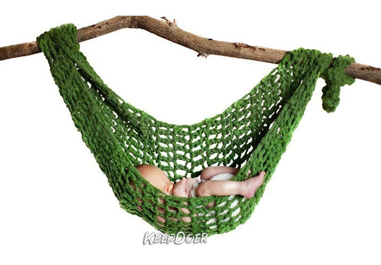 Newborn Photography Props Baby Hanging Hammock Sling Net Bed Photo Studio Shoot