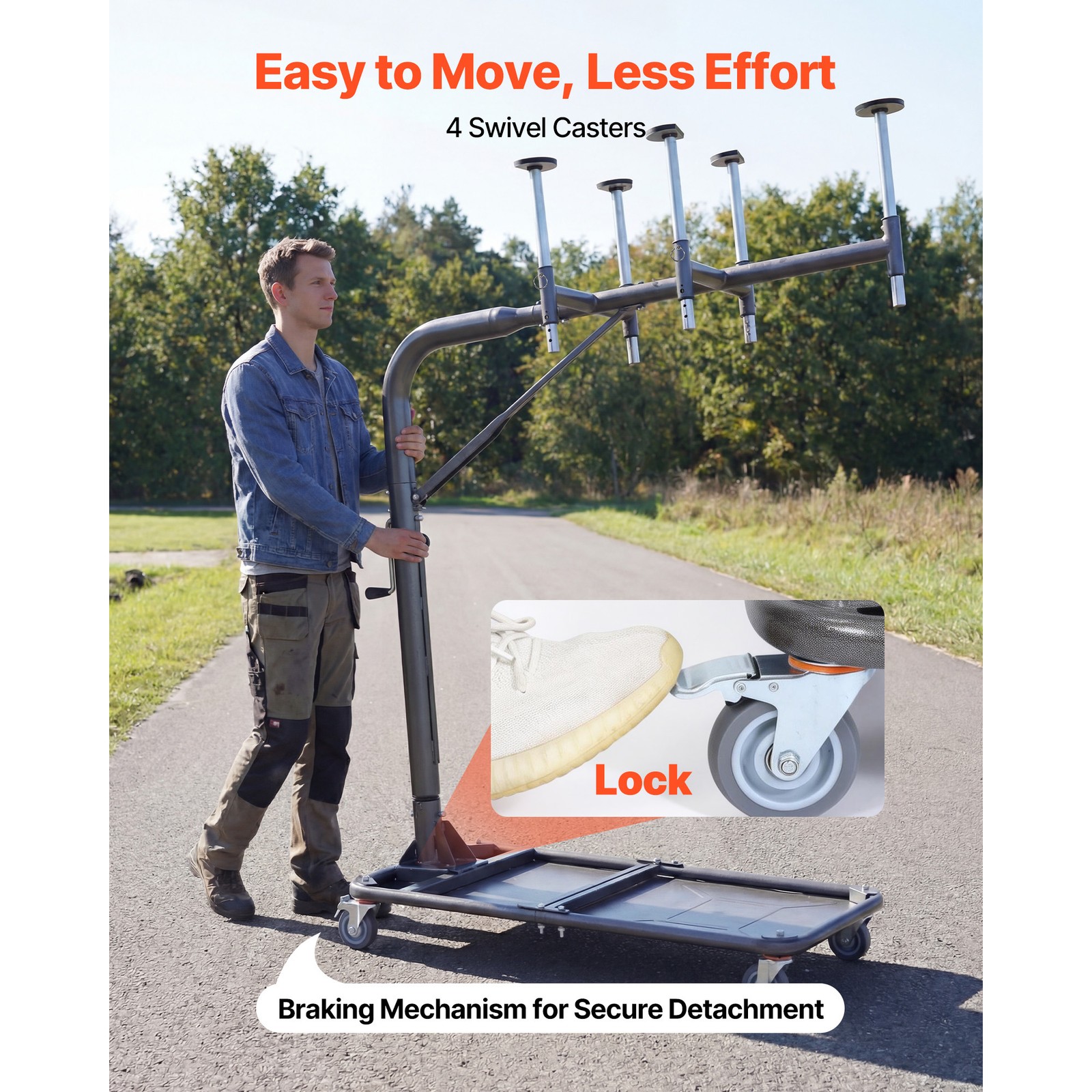 Uimoso Hardtop Removal Lift Holder for Jeep Wrangler YJ TJ JK Bronco 6th Gen+