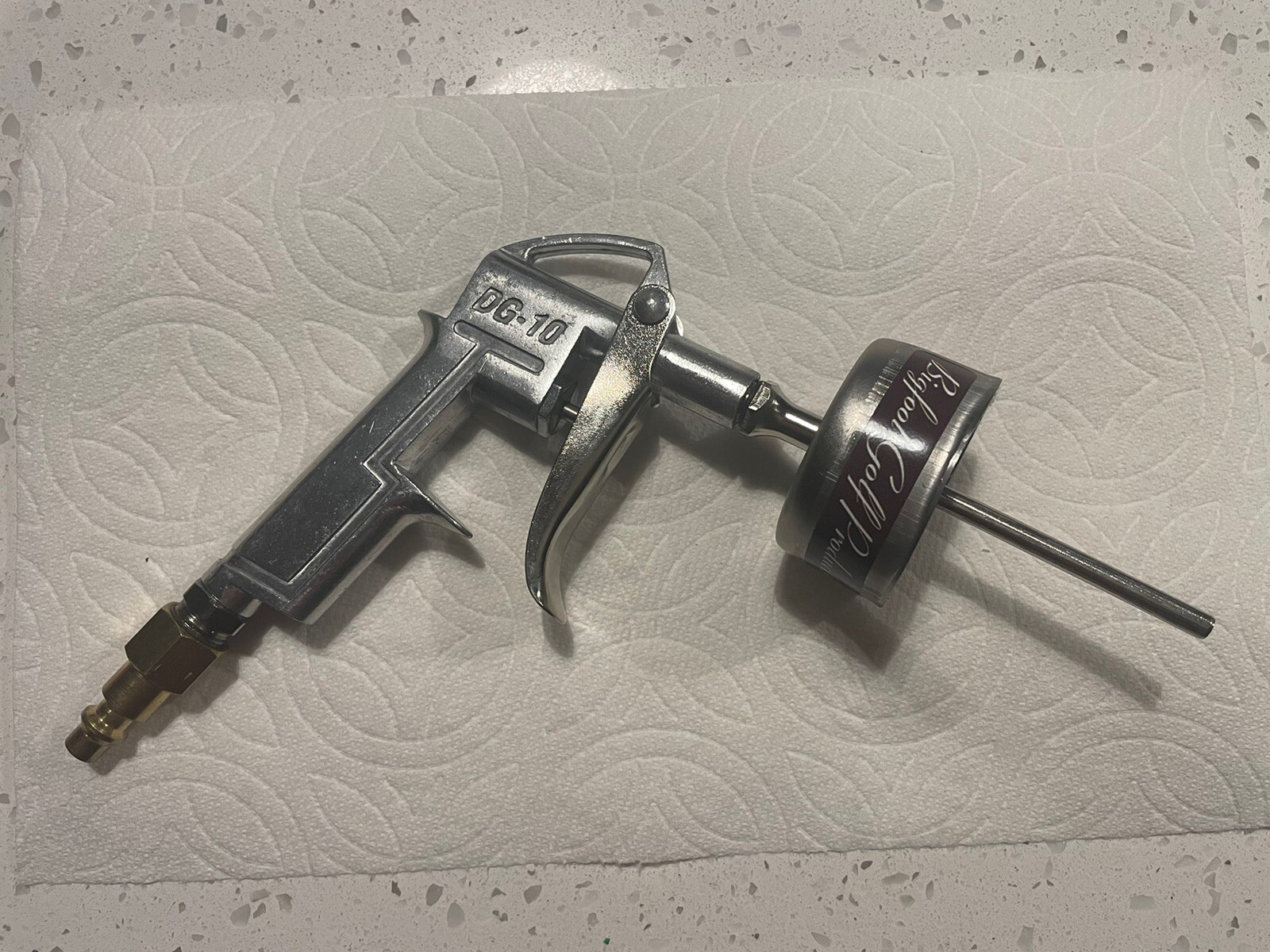 Golf Grip Install Air Tool Attachment Sz 1.9” Metal Cup, Fits All Grips USA Made