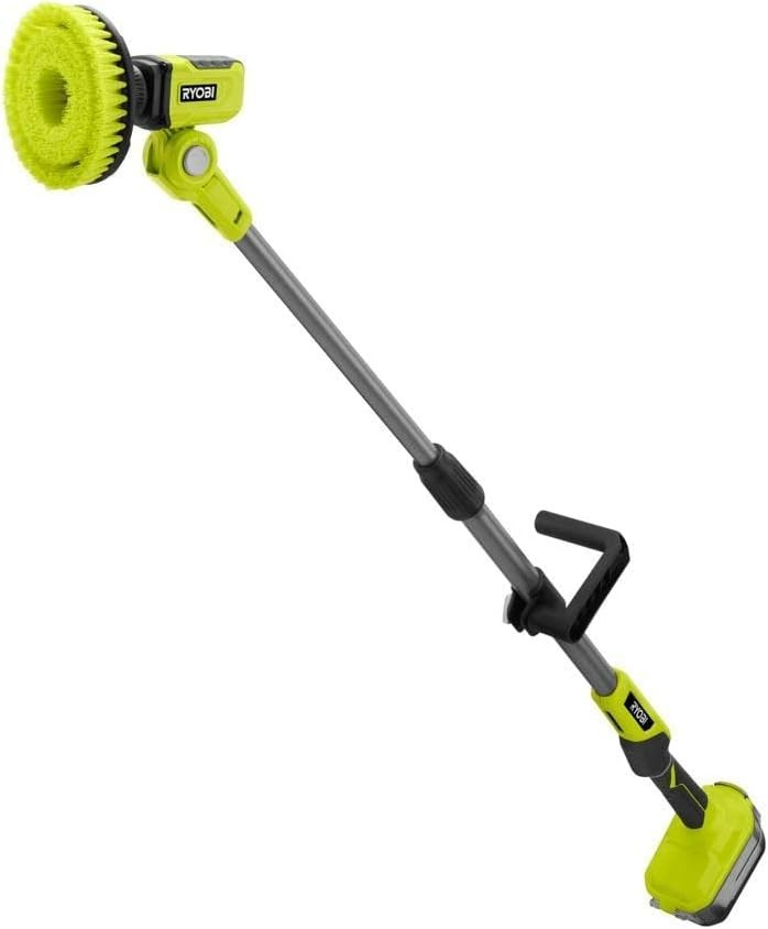 RYOBI 18-Volt ONE+ Cordless Telescoping Power Scrubber P4500 (Tool Only) - New