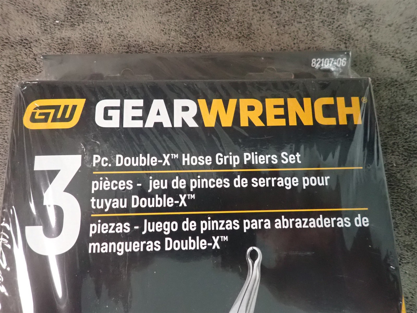 NEW GearWrench 82107-06 3-Piece Double-X Hose Grip Pliers Set (GG7)