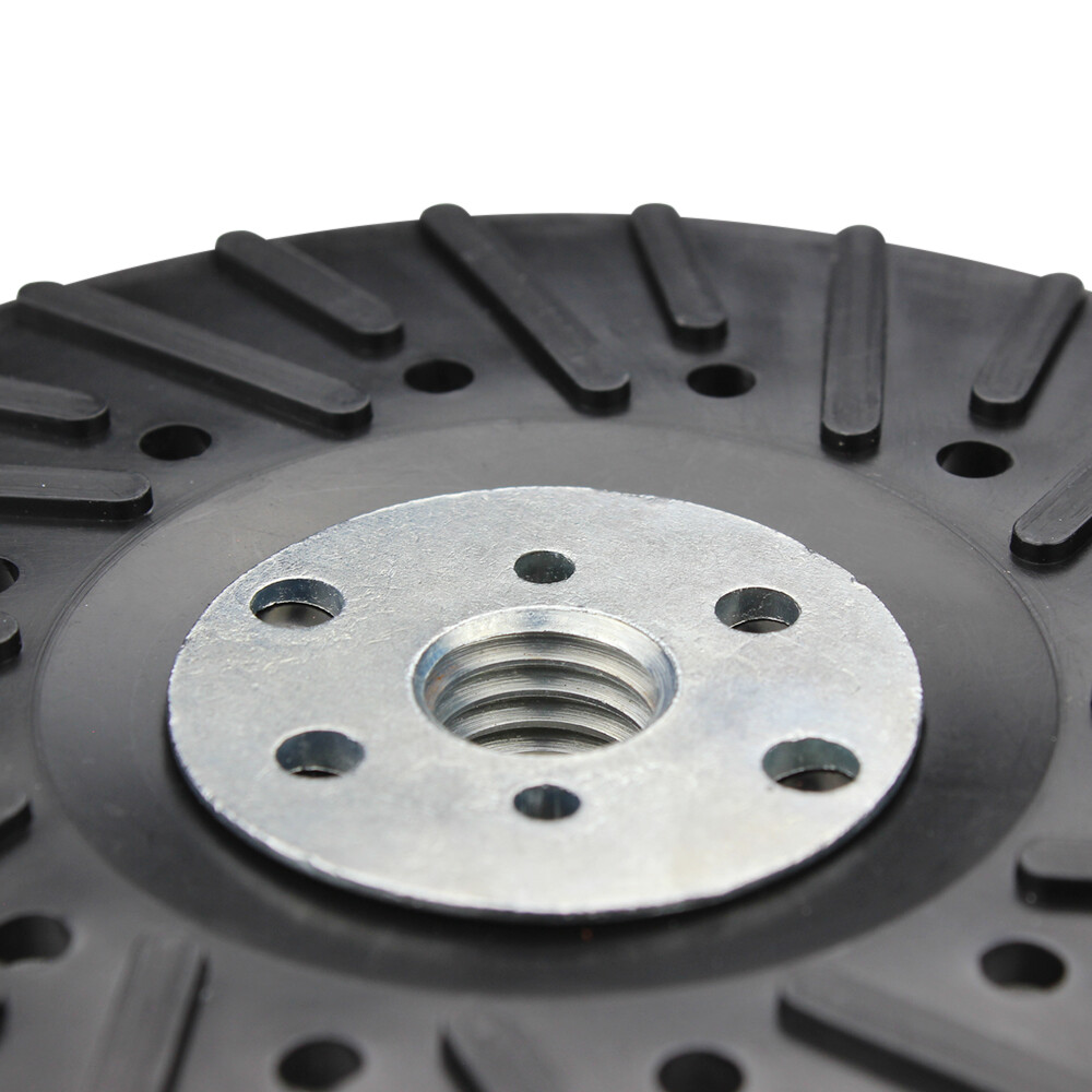 5" x 5/8"-11 Resin Fiber Disc Backing Pad with Lock Nut for Angle Grinder