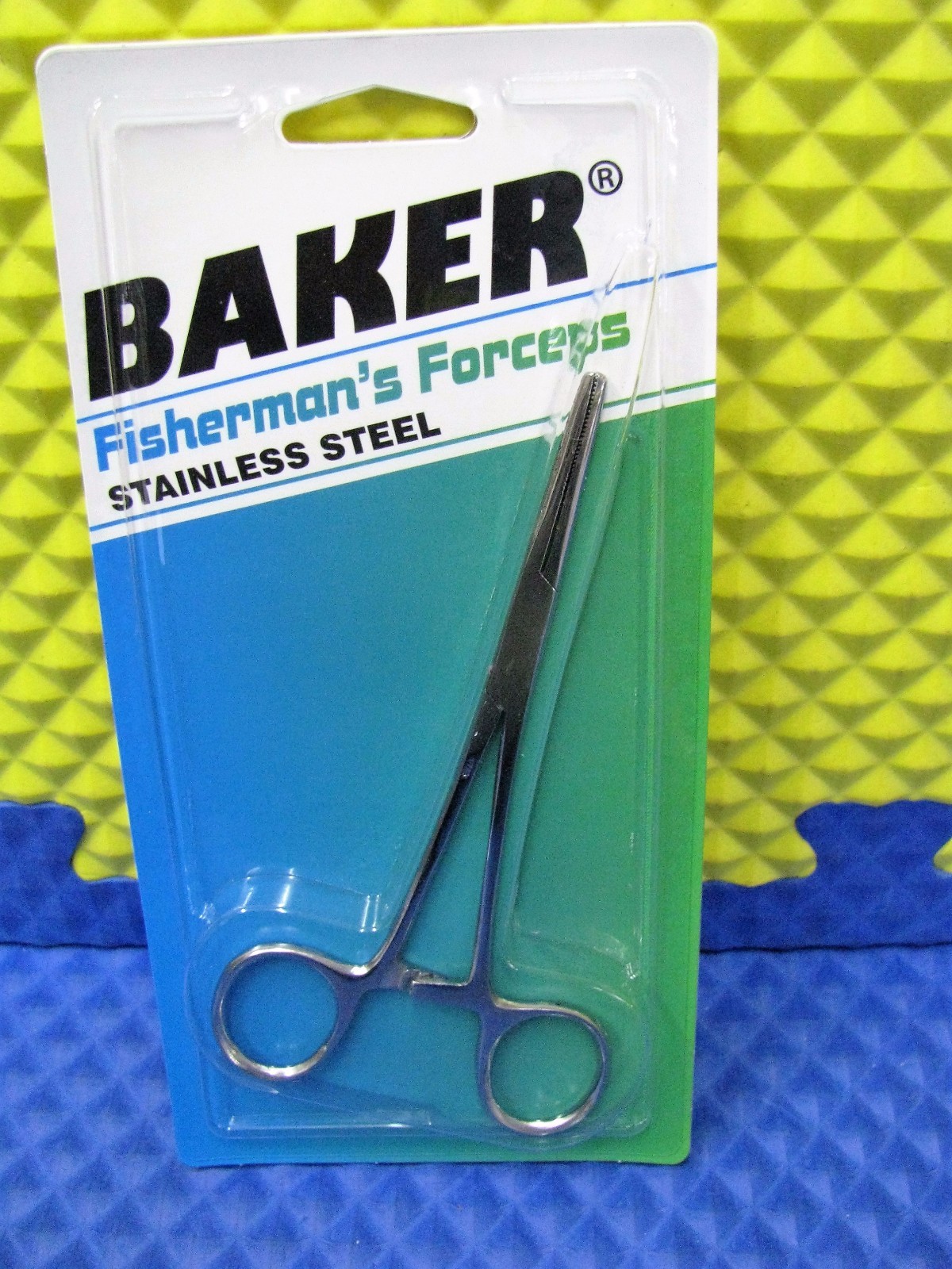 Baker 5-1/2" Fisherman's Forceps Stainless Steel #BFF55