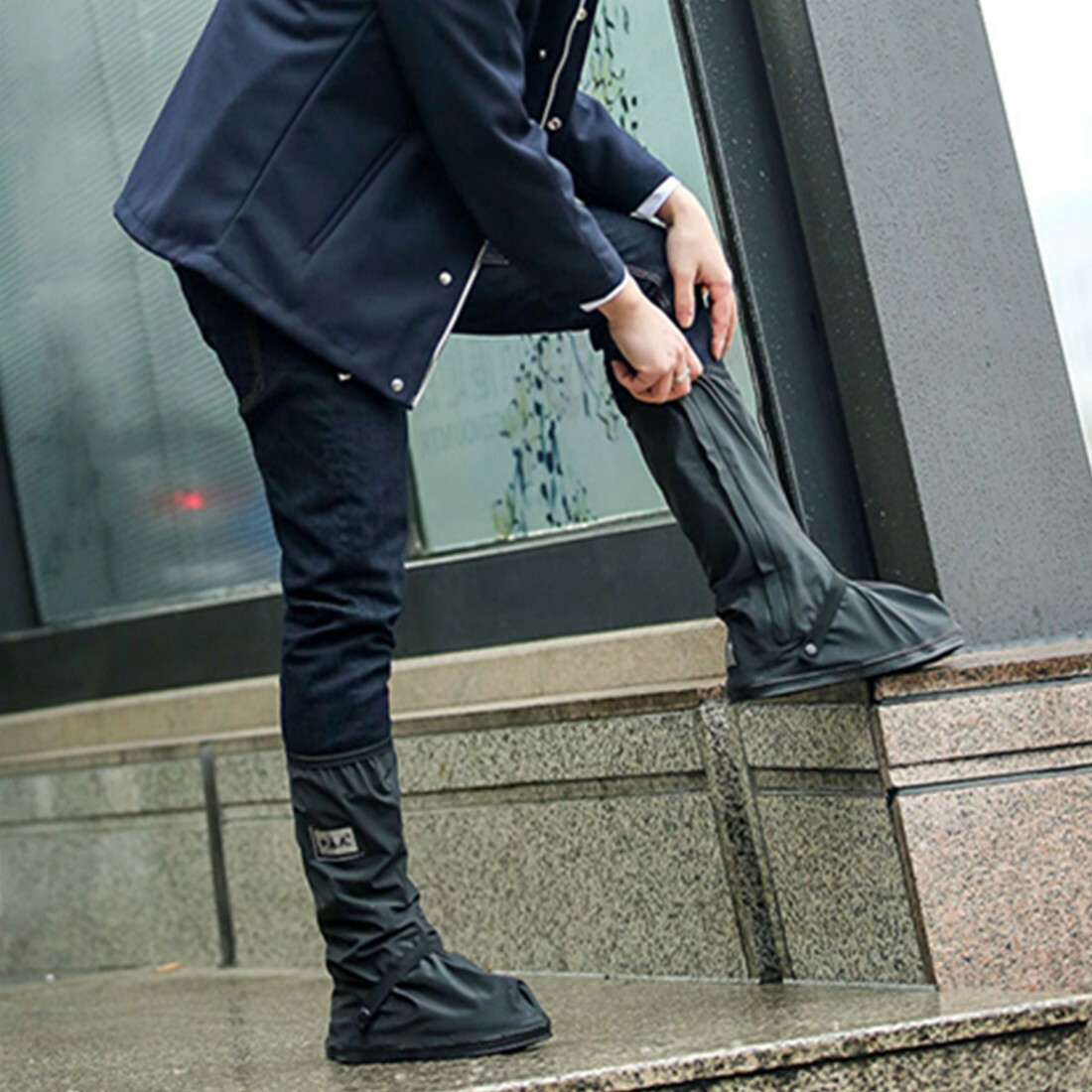 Reusable Rain Shoe Waterproof Covers Anti-slip Unisex Overshoes Boots S-XXL