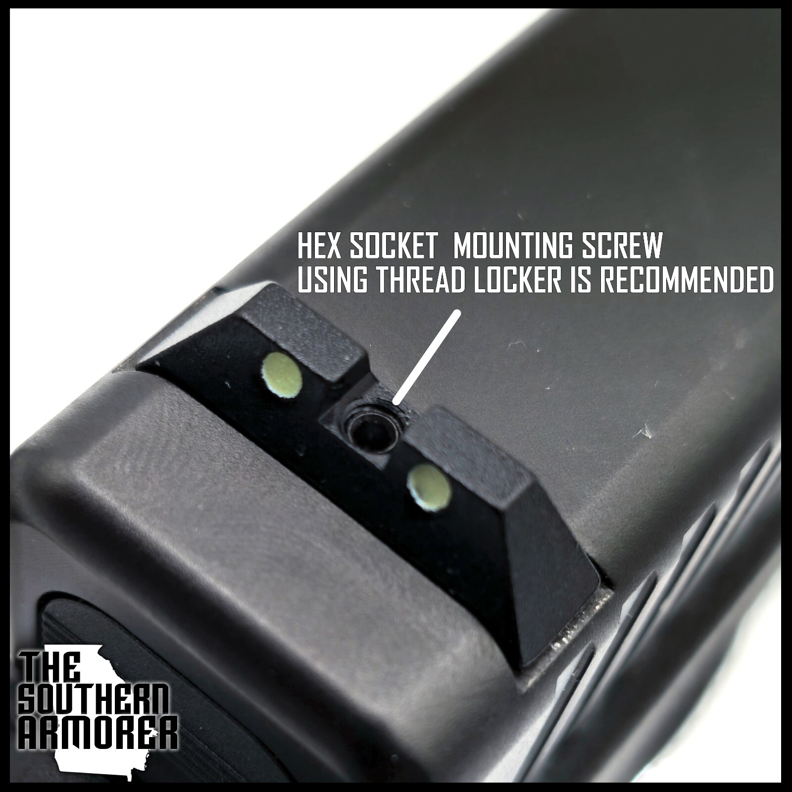 GLOW-IN-THE-DARK Night Sights for GLOCK® 17 19 19X 22 23 26 27 31 32 33 34 45 47