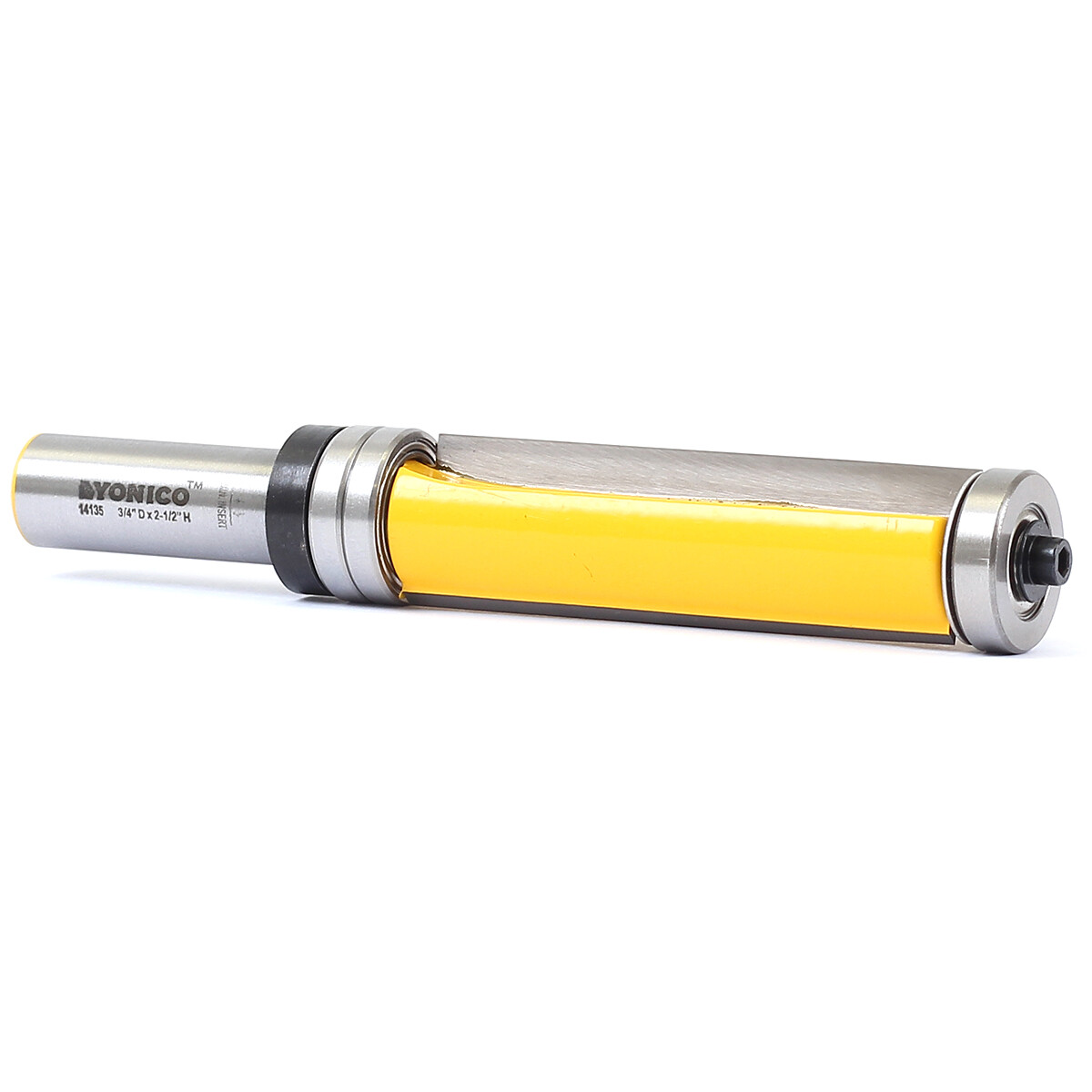 2-1/2" Flush Trim Top and Bottom Bearing Router Bit - 1/2" Shank - Yonico 14135