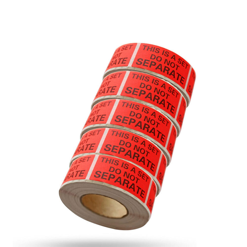 1" x 2" THIS IS A SET DO NOT SEPARATE Shipping Label Warning Sticker 2-160 Rolls