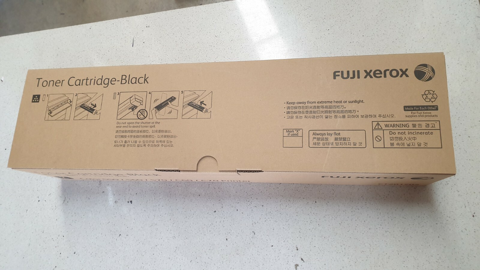 Genuine Xerox CT201702 Black Toner for Color 550 560 570 C60 C70 Brand New