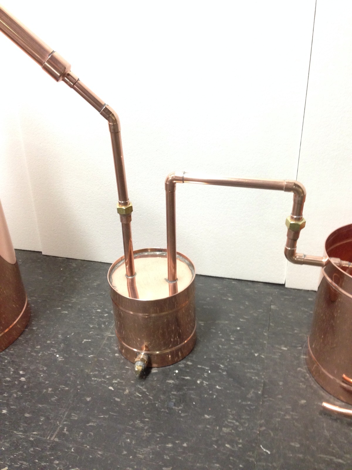Copper Moonshine Still-Thumper and Worm-Heavy Pot Still StillZ 6 Gallon