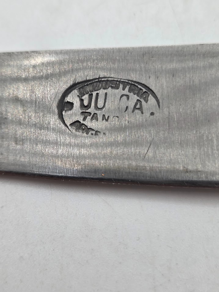 Alpaca Silver Dagger JU-CA Tandil Industria Argentina Knife w/ Ornate Scabbard