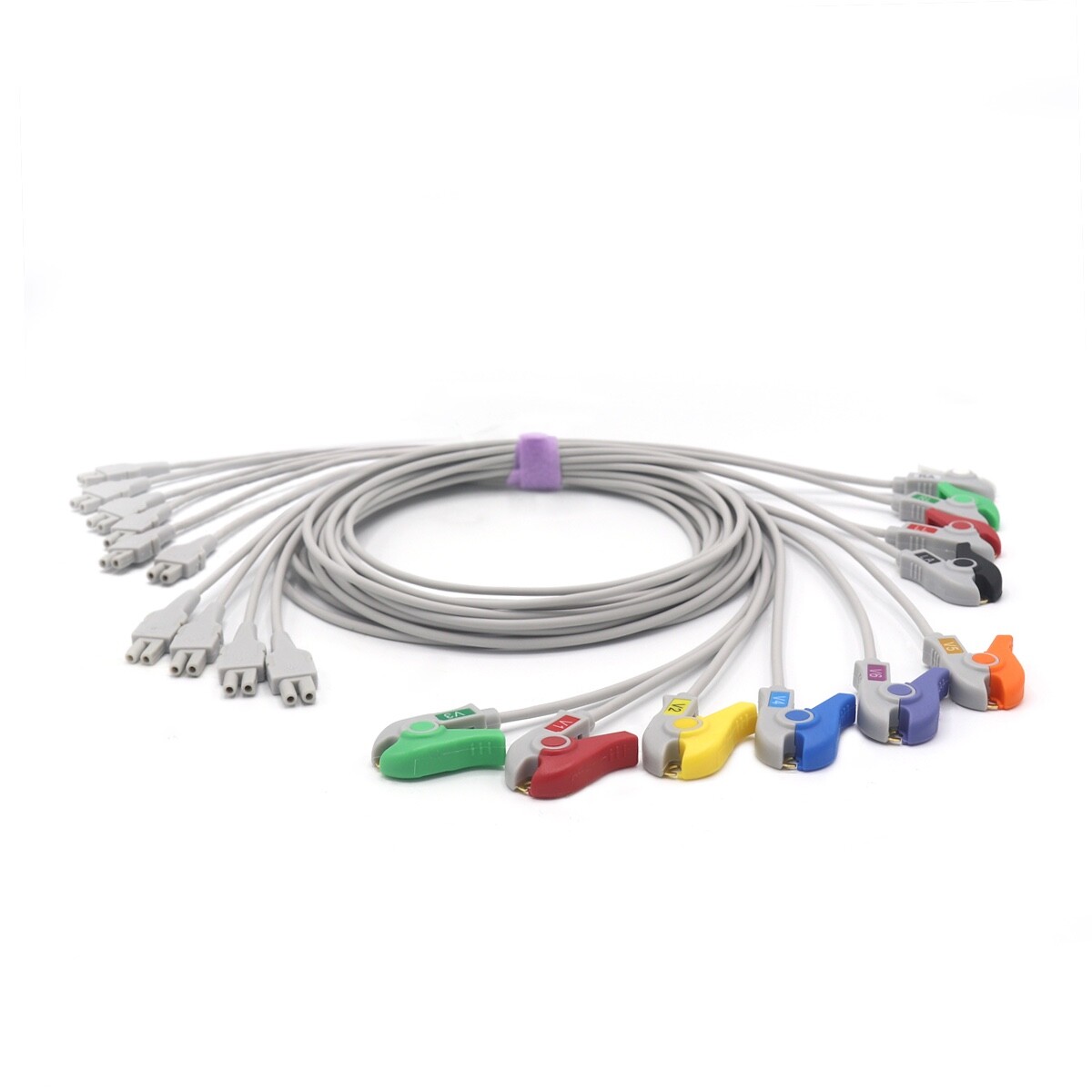 GE Marquette CAM 14 EKG 10 Leads Grabber Cable 2016032001- Same Day Shipping