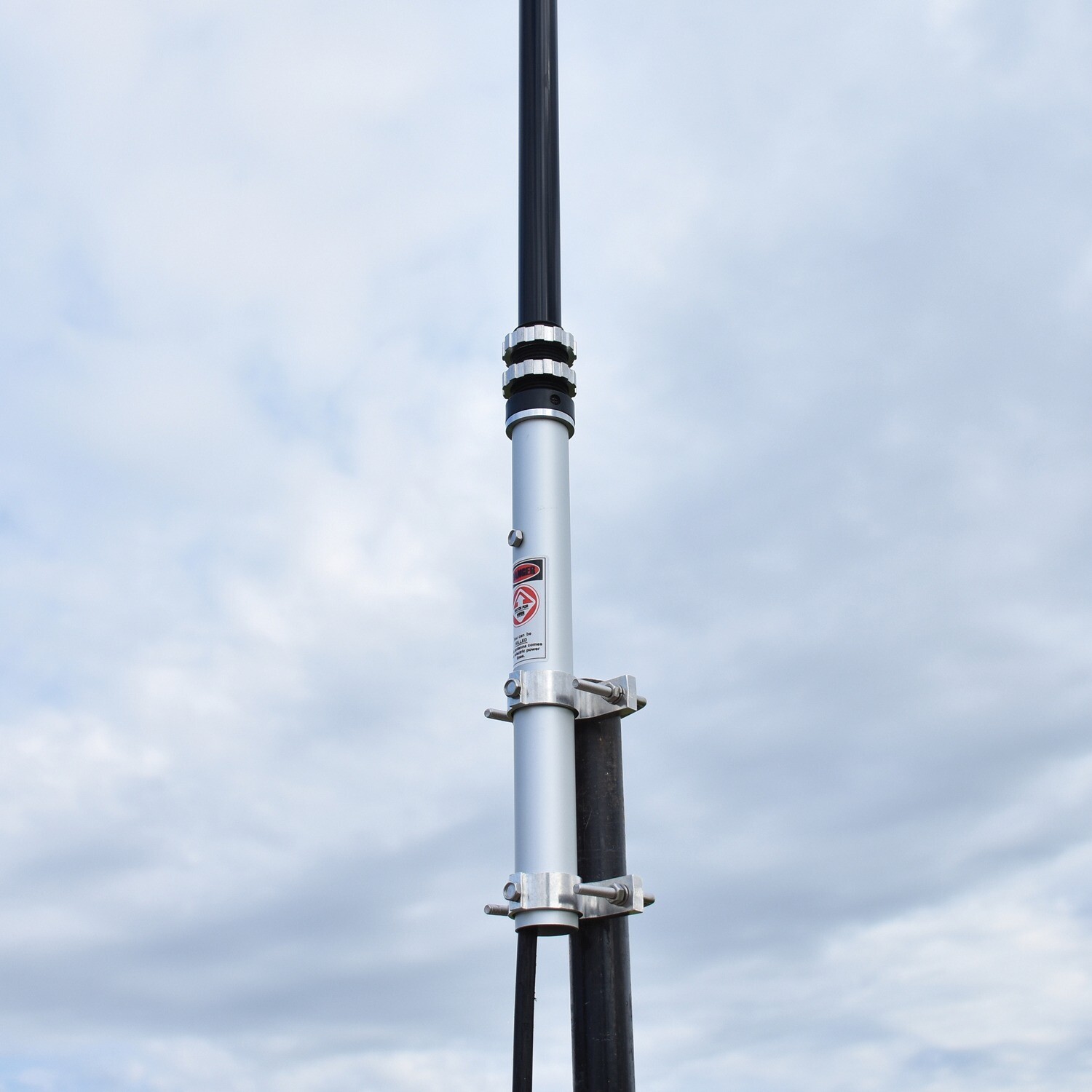 Tram 1498-B 18-Foot Black CB Base Antenna with 26 MHz to 31 MHz 5.75 dBd Gain...