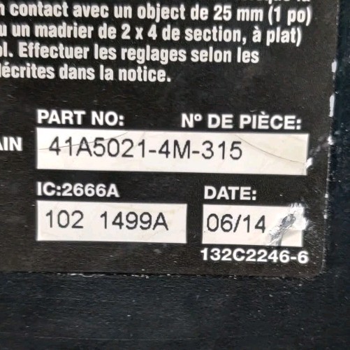 Chamberlain 41A5021-4M-315 41A5021-1M-315 LOGIC BOARD