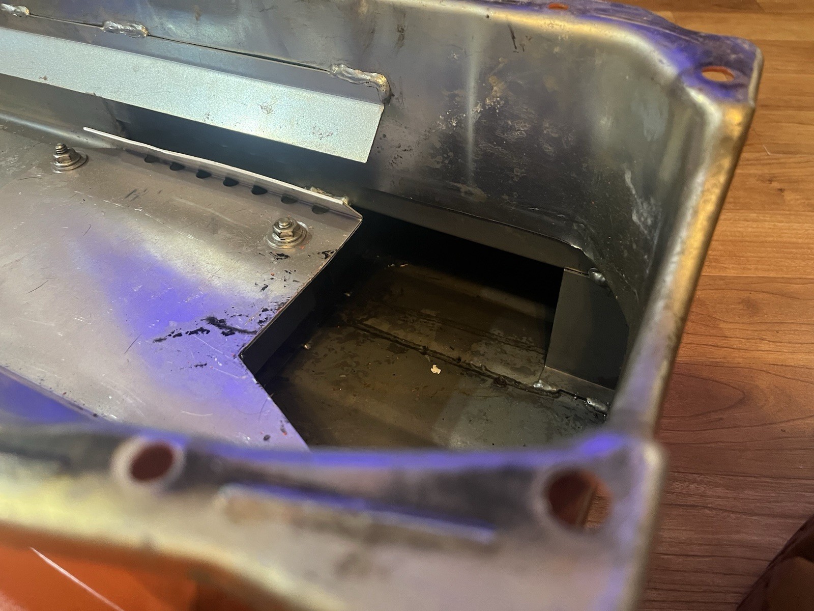 Small Block Chevy Circle Track Oil Pan Very Nice!