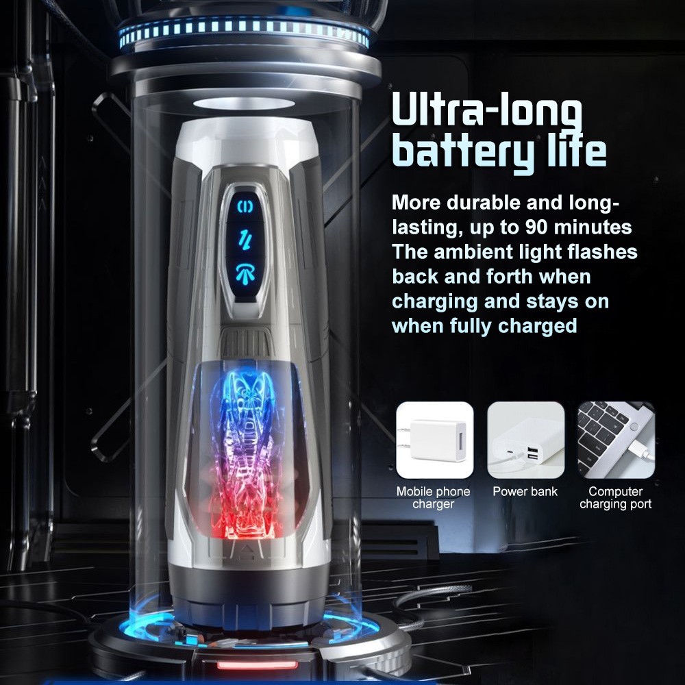 Male Masturbaters Automatic HandsFree Telescopic Cup Sucking Stroker Men Sex Toy