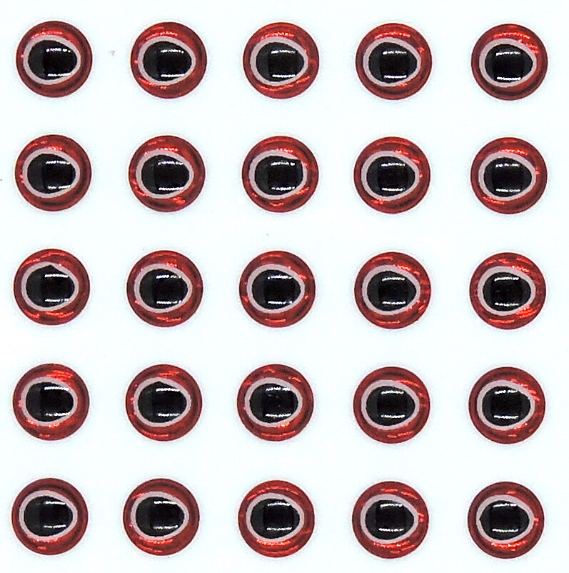 3D-Holographic Fishing Lure Eyes for Fly Tying 4MM, 5MM, 6MM, 7MM, 8MM