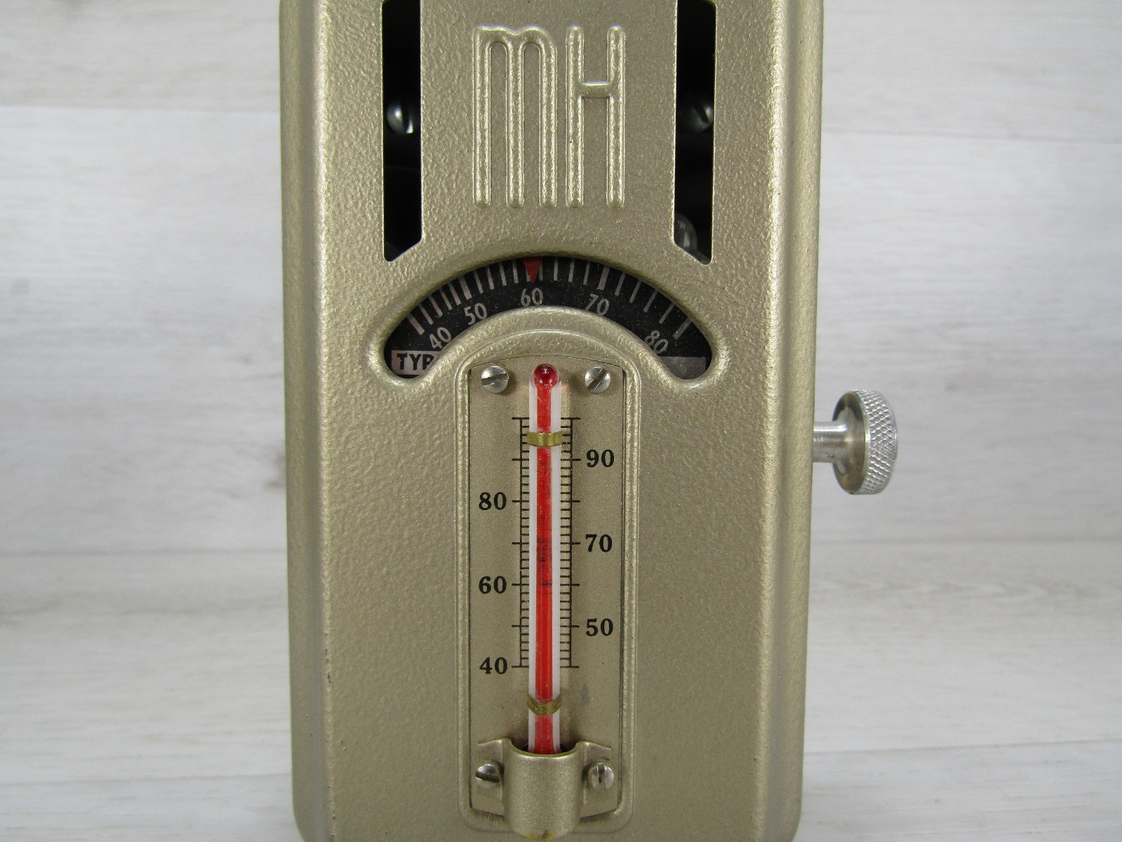 Vintage 1940s Art Deco Minneapolis Honeywell MH Wall Thermostat Heat Control