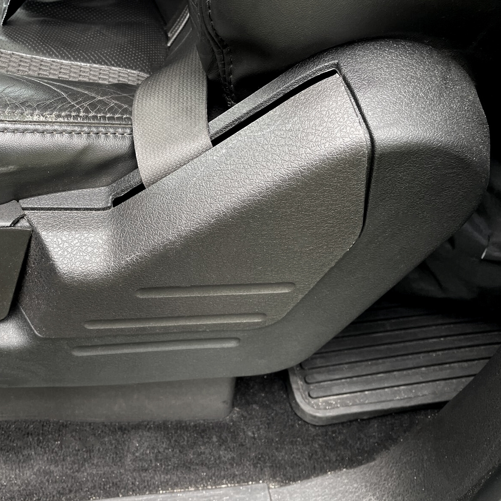 For 2009-2014 Ford F150 Driver Left Seat Cover Bezel Trim Panel Black Plastic