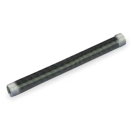 1-1/2" Mnpt X 5 Ft. Tbe Black Pipe Sch 40, 587-600