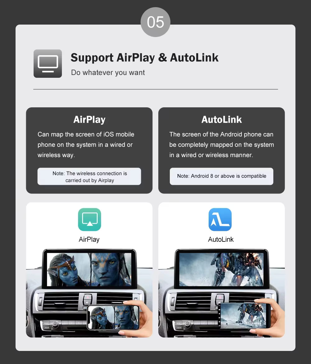 Linux CarPlay Head Unit Touch Display BMW 3 4 NBT M3 F30 F31 F32 F33 F34 F36 F80