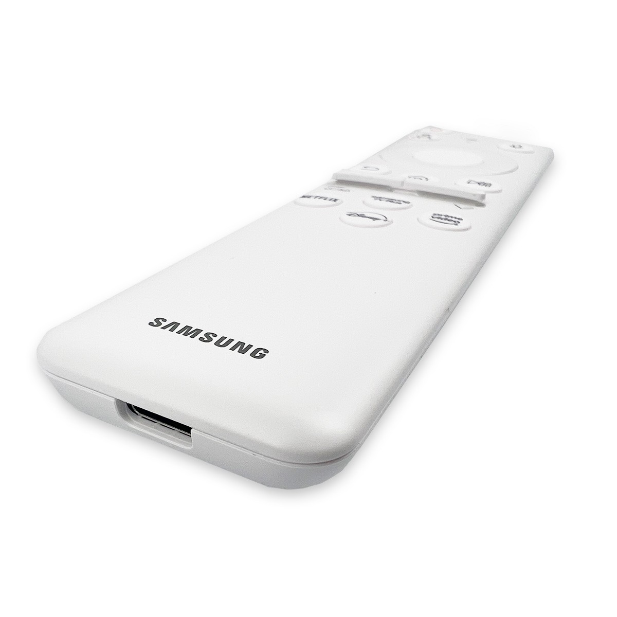 New White Samsung Solar Voice Remote for The Frame Neo QLED Netflix Disney+