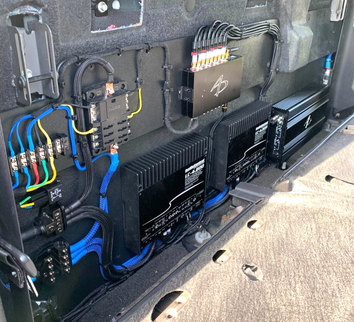 20ft. 1/0 Gauge BLUE OFC Wire Strands Copper Marine Grade Cable AWG High Quality