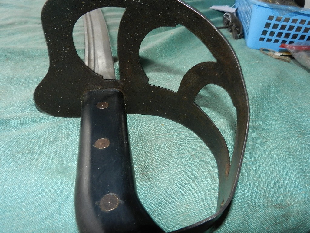 WWI Model 1917 or M1941 USN Naval Cutlass Sword - US Navy - Klewang