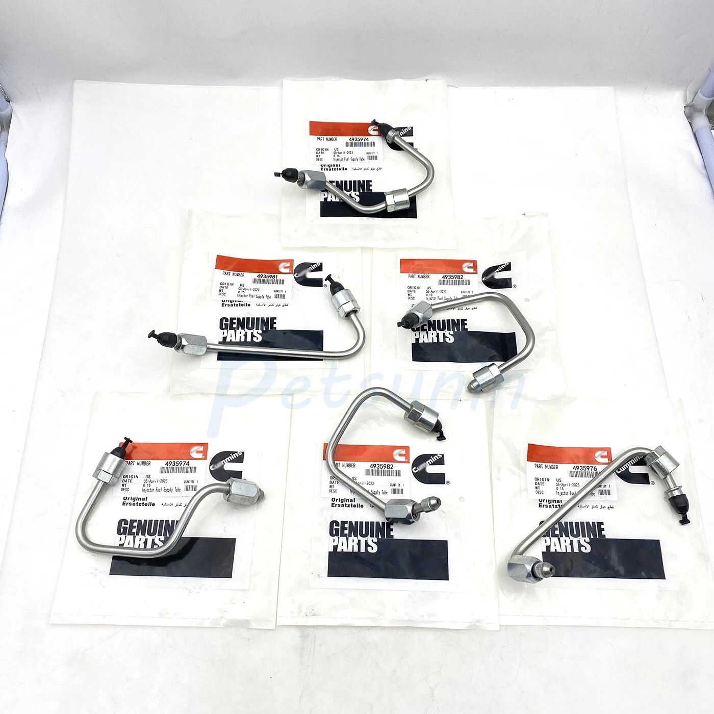 0445226044 Fuel Rail Fuel Line kit Cummins OE 4937282 For 2007.5-2012 RAM 6.7L