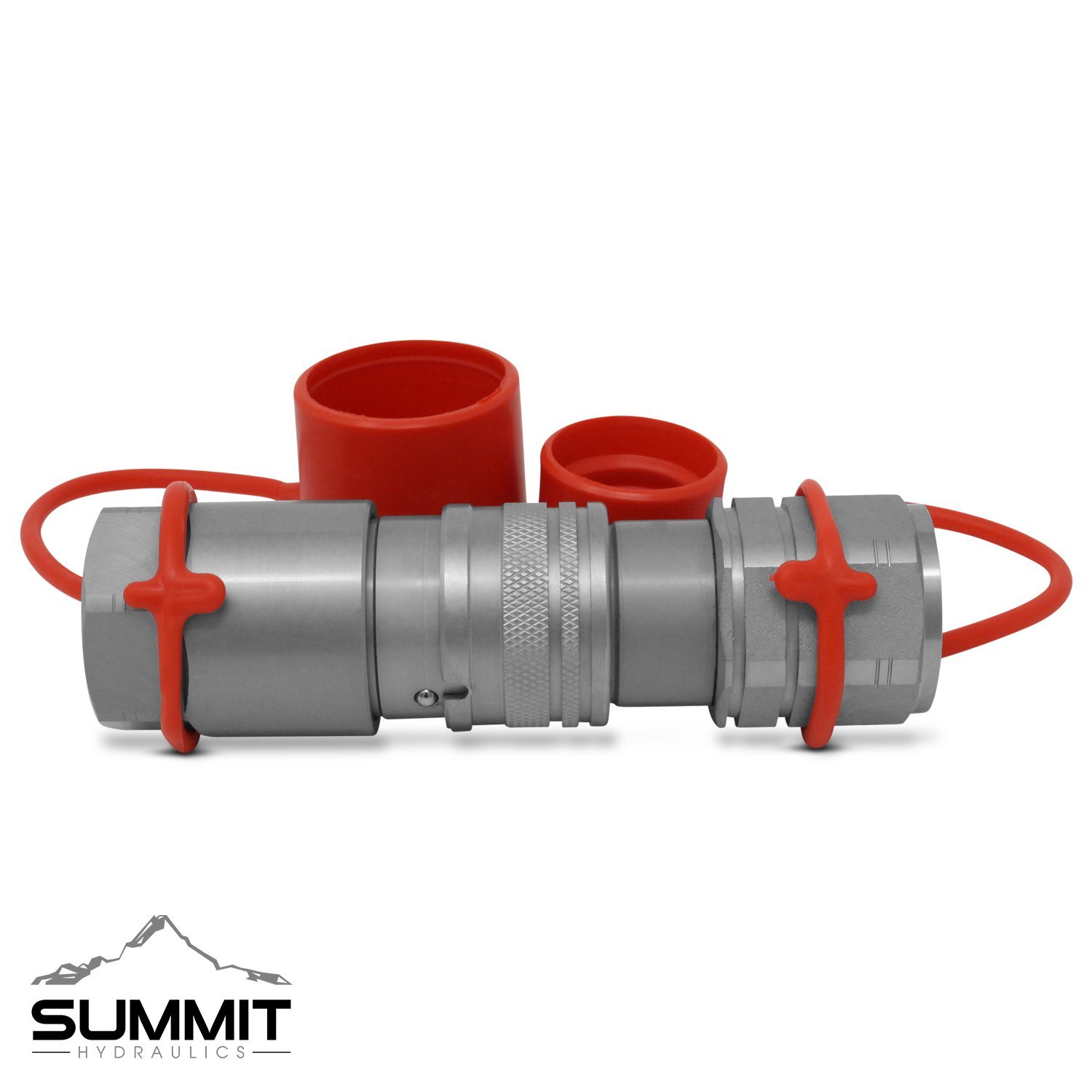 1/2 Flat Face Hydraulic Quick Connect Couplers Couplings Skidsteer Bobcat 2 Sets