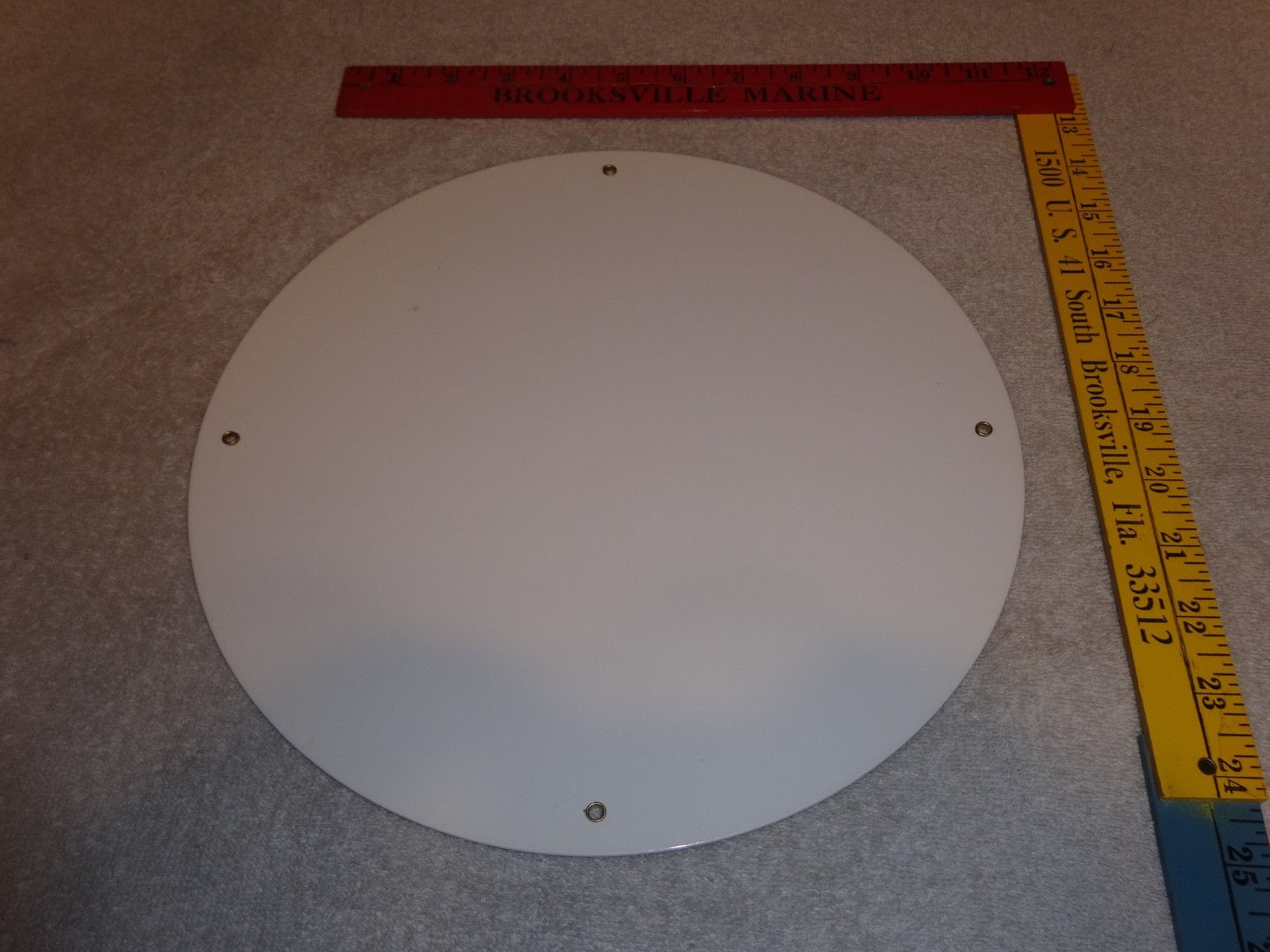 VINTAGE FLYING A ETHYL GASOLINE 11 3/4" PORCELAIN METAL SERVICE STATION OIL SIGN