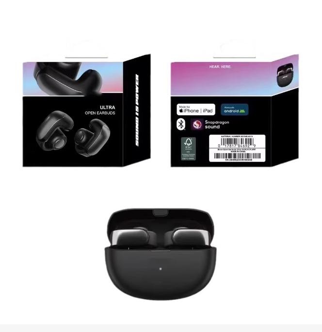 Bose Ultra Open Bluetooth Ear Clip Black New Sealed Comfort Open Ear