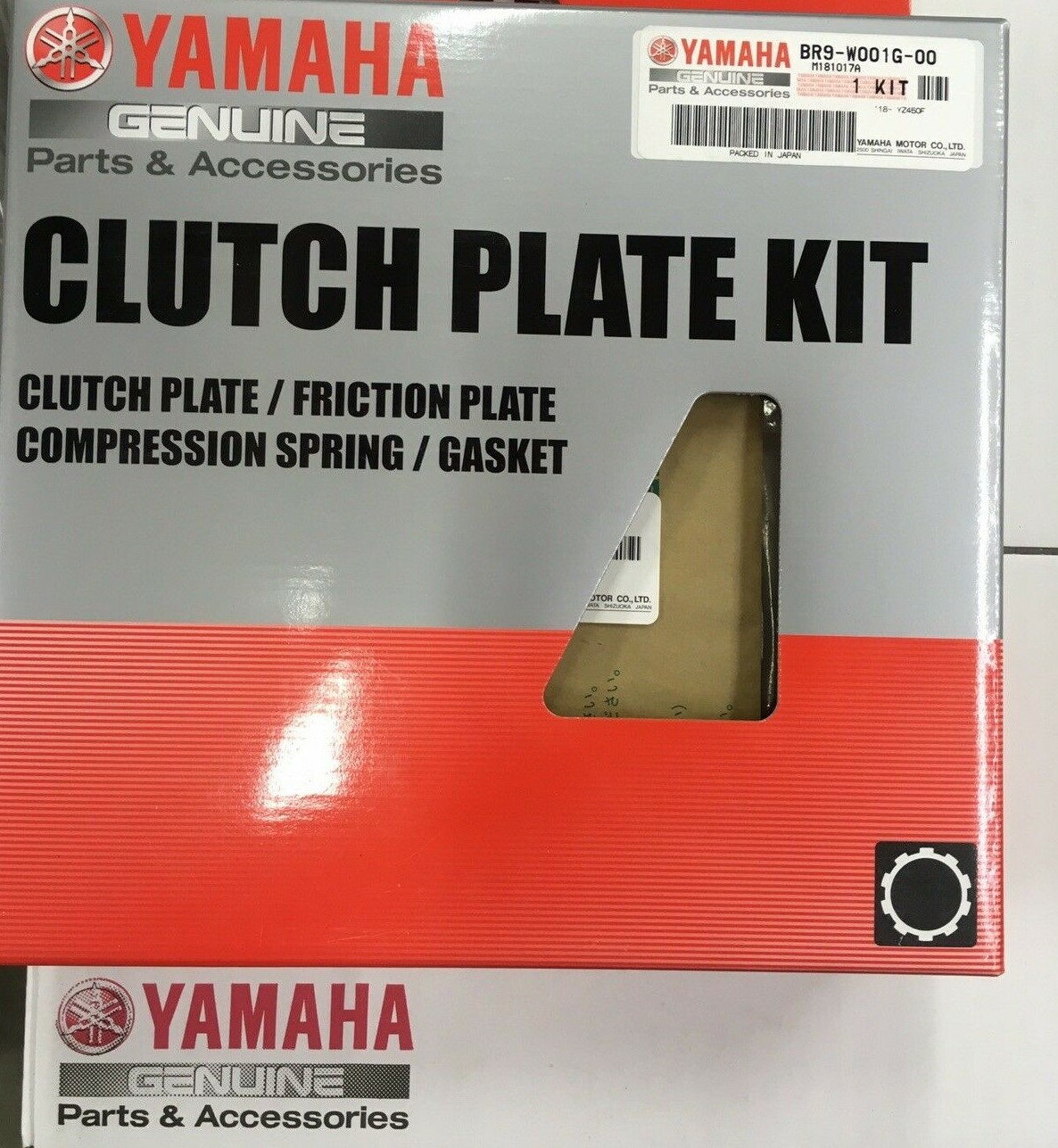 BR9-W001G-00-00 OEM Yamaha 2018 - 2022 YZ450F Clutch Plate Kit w/Springs + Gskt