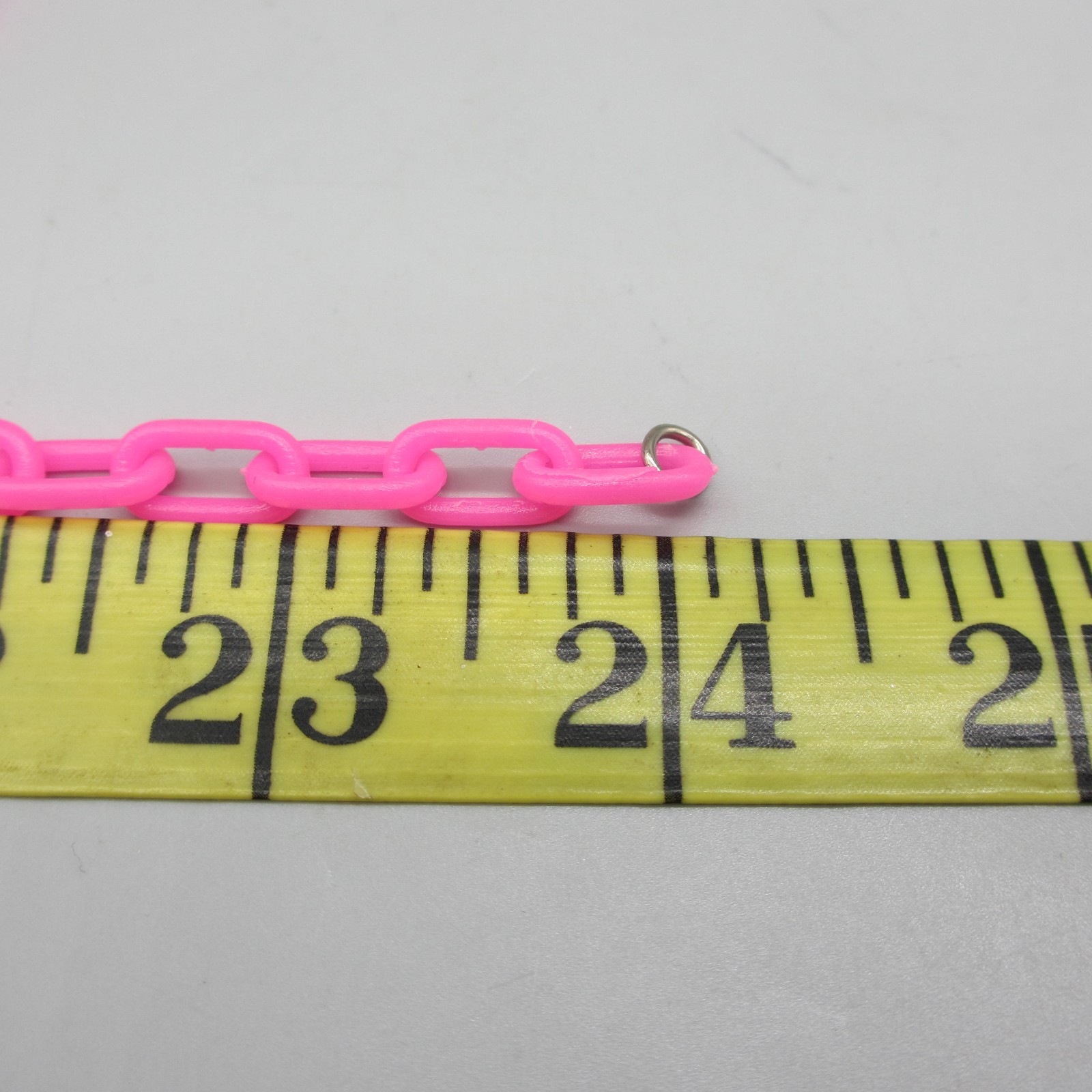 Vintage Bell Charm Necklace Owl Gum Ring Clock Thermos Pink Chain 24 Inch