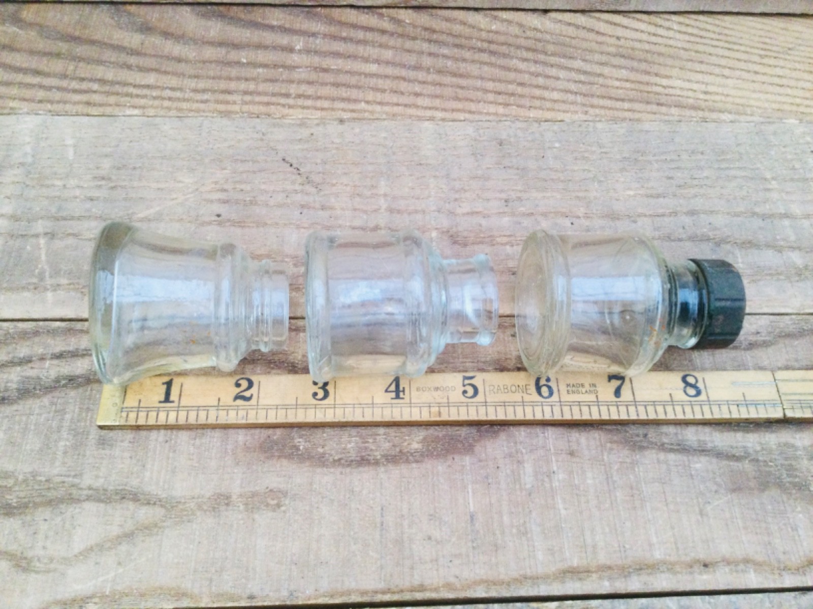 Vintage Glass Ink Bottles Selection - Stephens Ink Bottles