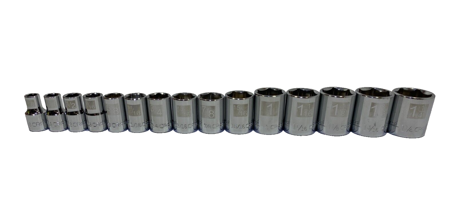 NEW Craftsman Ez Read 1/2" Drive 6 & 12 Point Sockets SAE & Metric - Choose Size