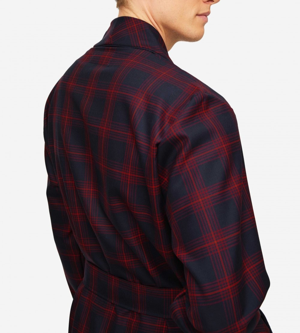 DEREK ROSE MEN'S LUXURY DRESSING GOWN - 100% WORSTED WOOL - RRP. £495 - YORK 40