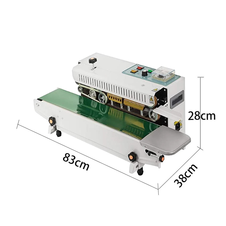 US FR900 220V Continuous Horizontal Plastic Bag Auto Sealing Packing Machine CE