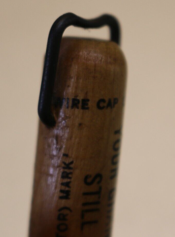 RARE Pat. 1910 wood handle bottle opener OLD I.W. HARPER WHISKEY Wire Cap Lifter