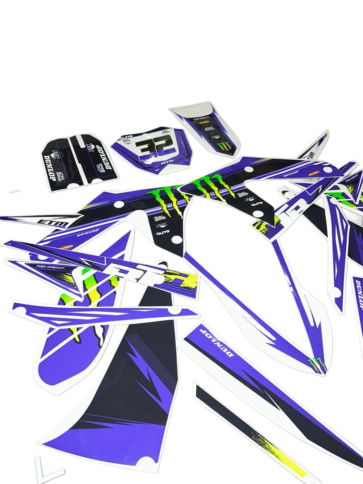 ETM RTR graphics kit decals THICK AND HIGH GLOSS .....