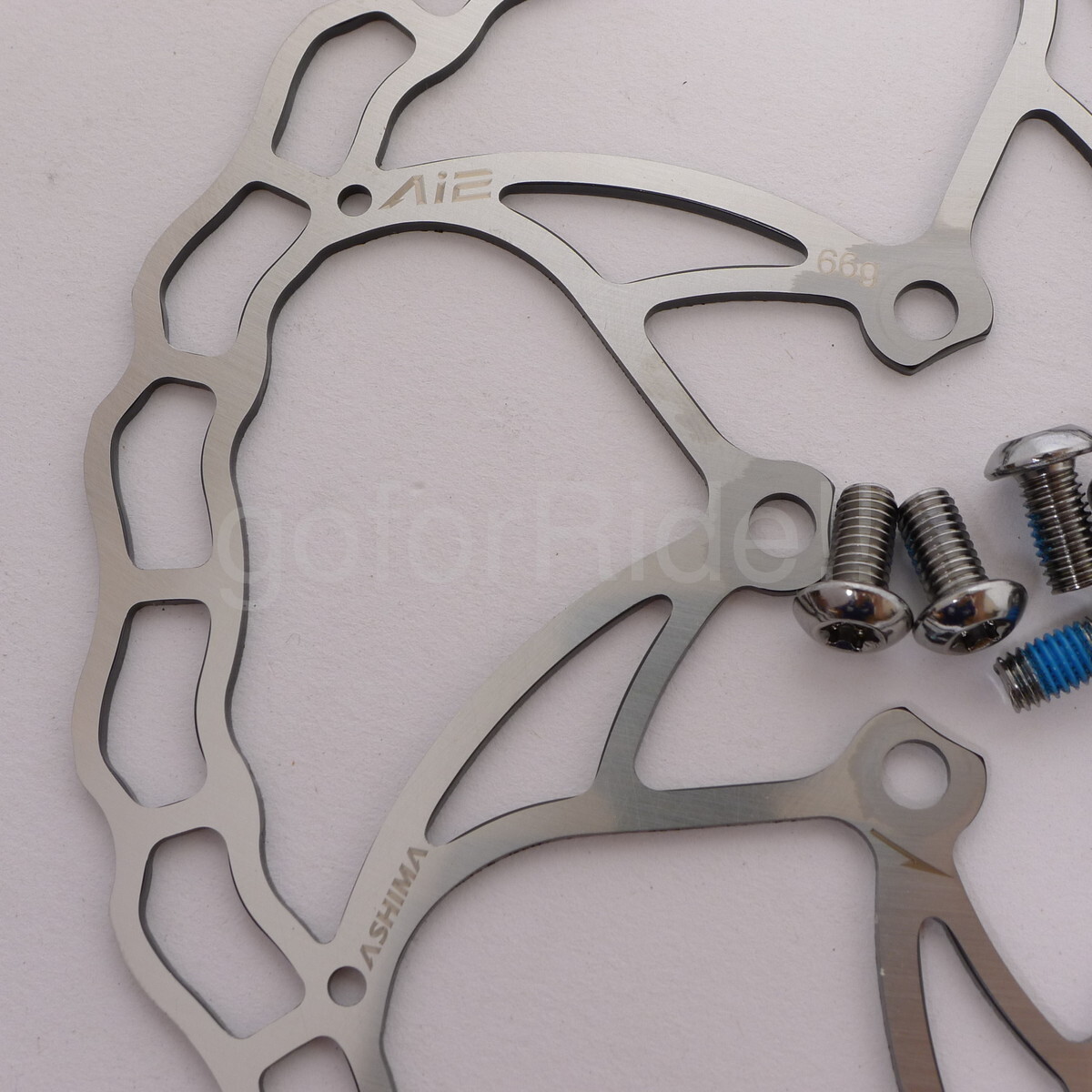 2x Ashima Ai2 Stainless Steel Ultra Light 160mm Bicycle Disc Brake Rotor 73g