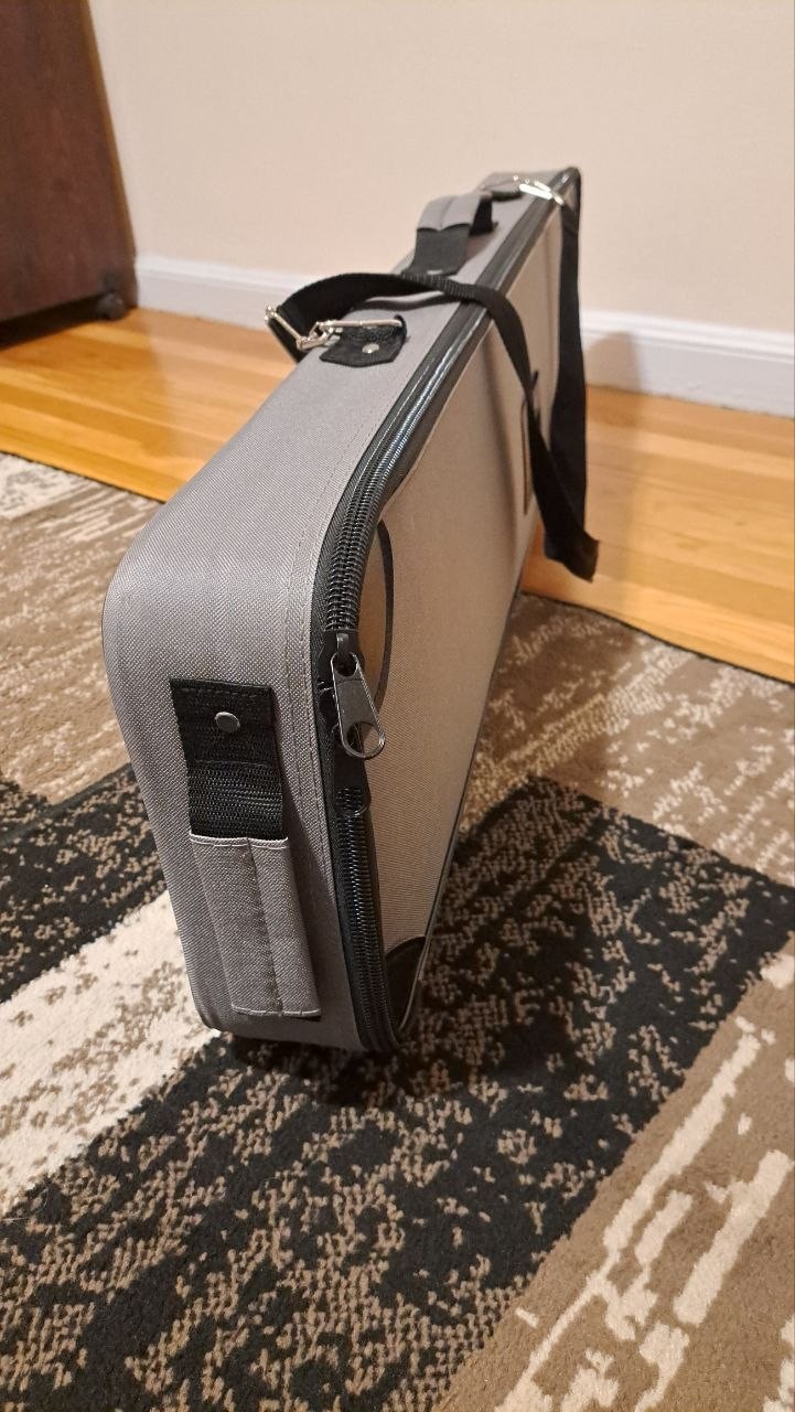 Retractable Banner Stand 33" x 80" – Aluminum – Trade Show Display w/ Carry Case